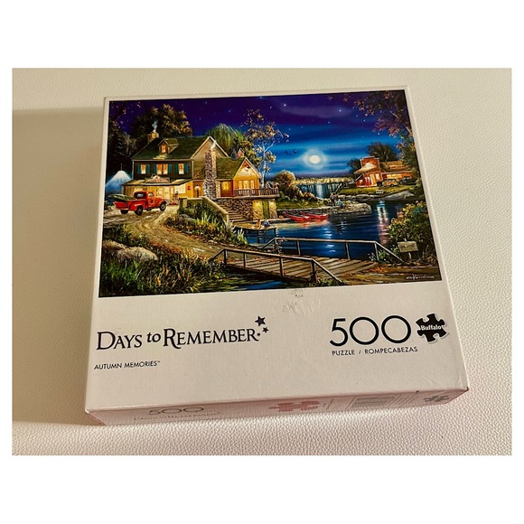 Buffalo Games Autumn Memories 500 Piece Jigsaw Puzzle Days to Remember Series - Picture 1 of 16
